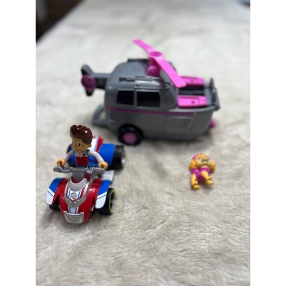 Paw Patrol Skyes Helicopter & Rider Figure Set - Picture 7 of 8